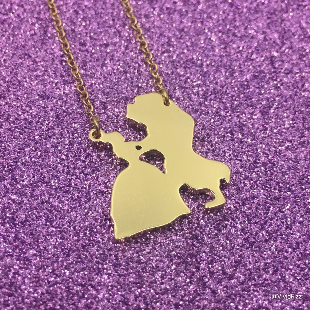 Beauty and the Beast Necklace